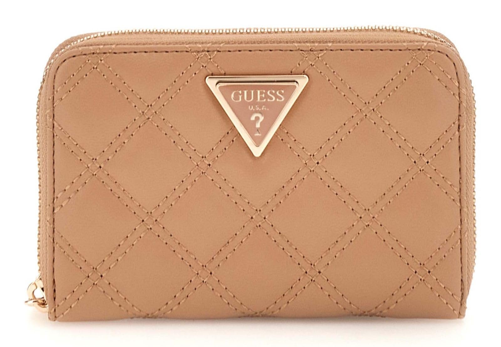 Гаманець GUESS Giully Zip Around M Бежевий, фото №1