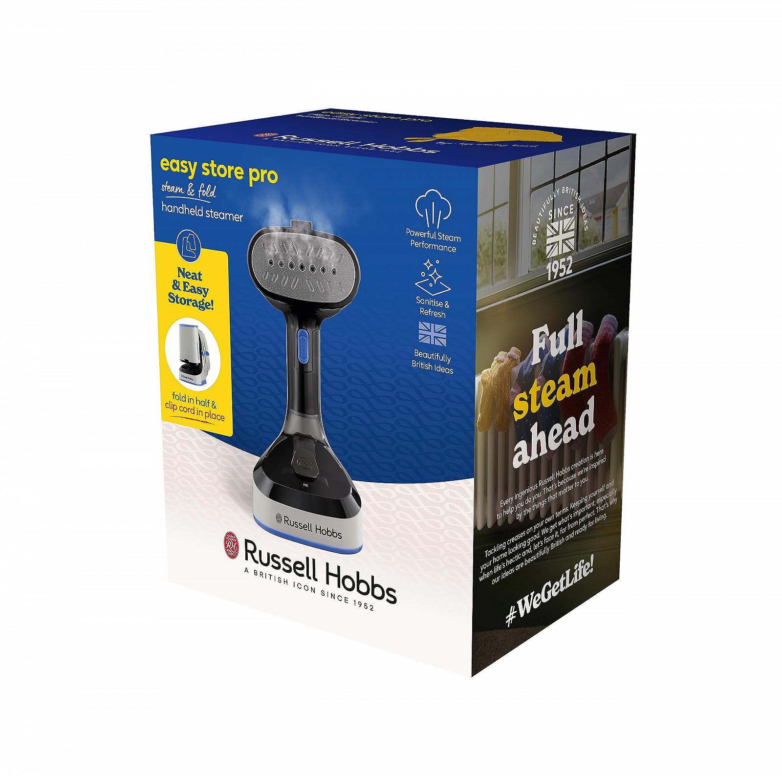 Вертикальний відпарювач Russell Hobbs Steam & Fold 26740-56 1500W Складаний 3m кабель, фото №11
