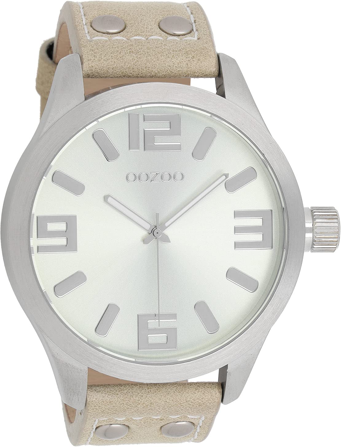 Часы Oozoo XXL Basic Line Ремешок с заклепками 52 мм Различные цвета, фото №1 Часы Oozoo XXL Basic Line Ремешок с заклепками 52 мм Различные цвета, фото №1