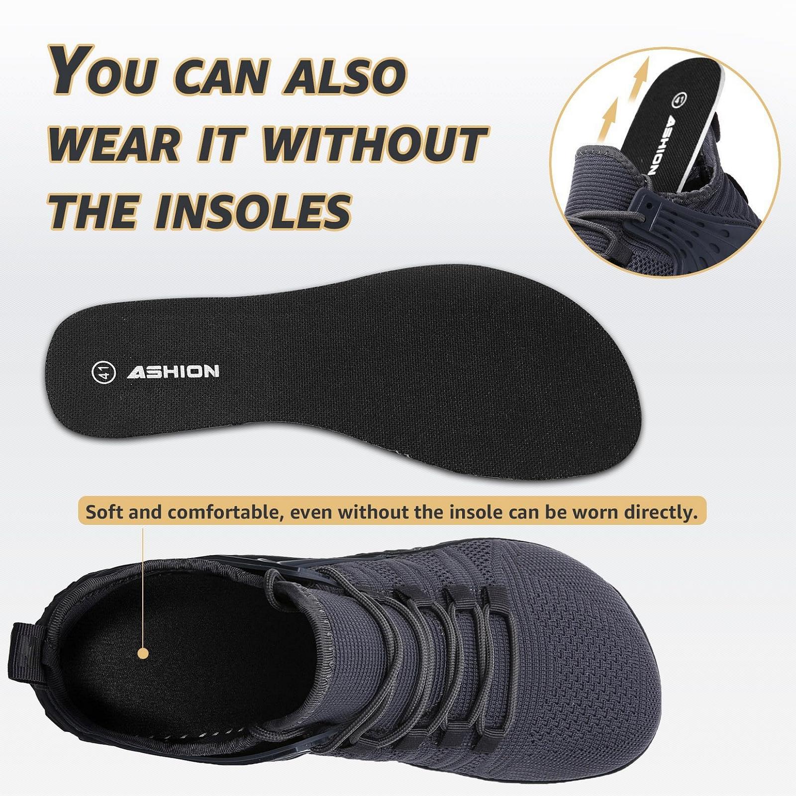 Кросівки ASHION Мінімалістичні для бігу по пересіченій місцевості з широкою носковою коробкою, фото №5