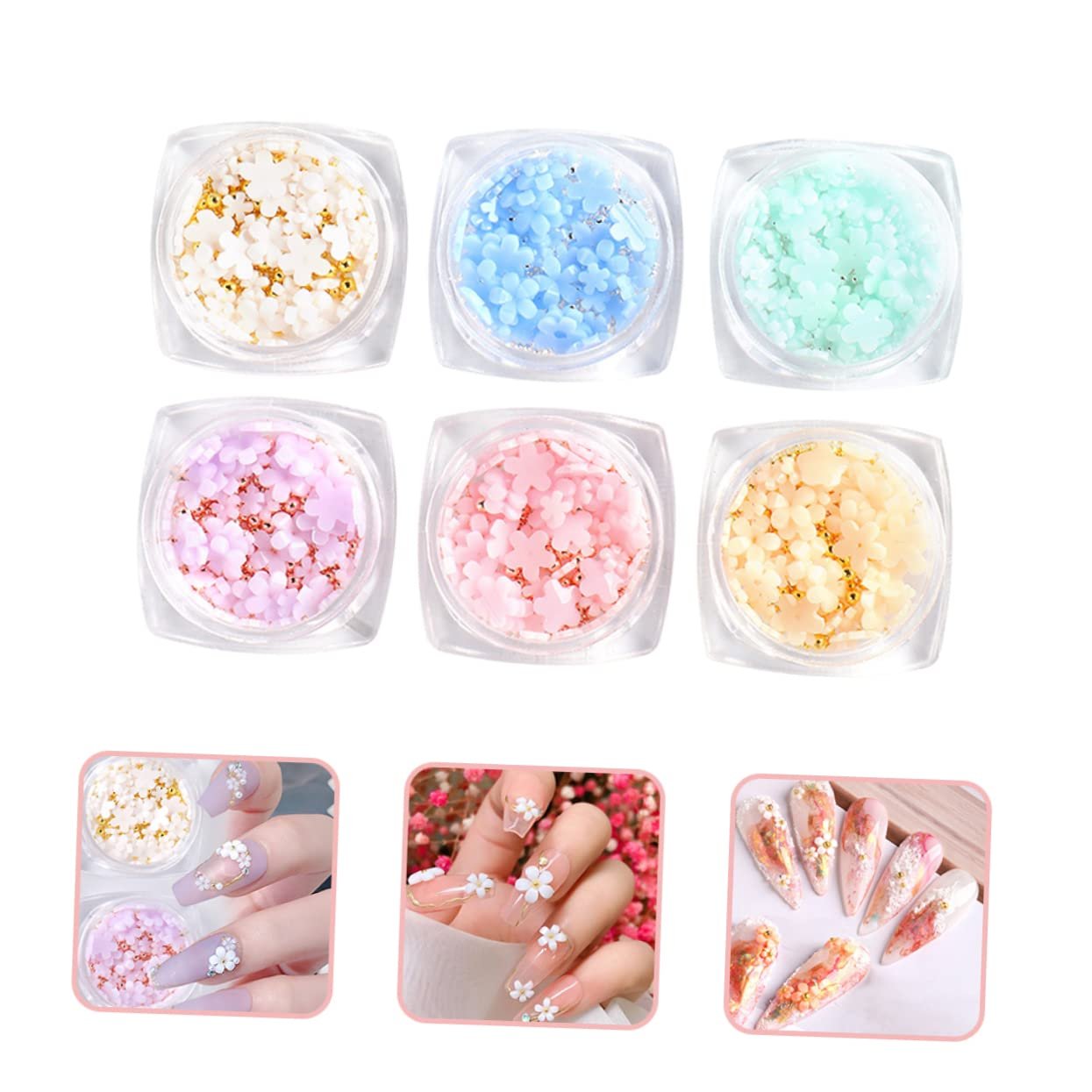 Украшение для ногтей Цветы Набор украшений для маникюра 2 набора 6 коробок * 2, фото №5