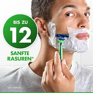 Одноразовая бритва Gillette Sensor3 Sensitive SRP 8 шт synthetic.ua - Фото 1