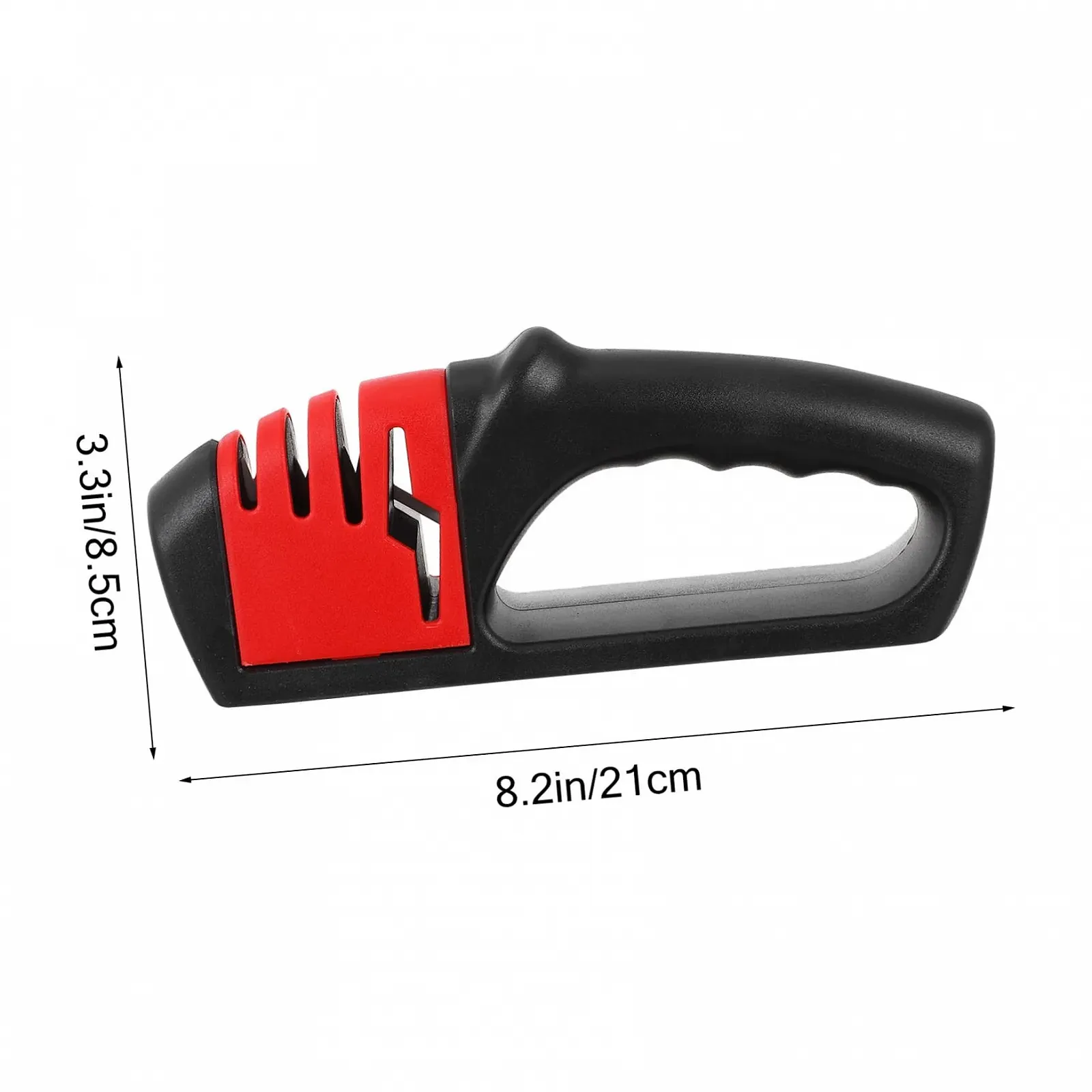 Точило для ножів PRETYZOOM 1 шт. регульована вольфрамова сталь ручна з протиковзкою накладкою та ергономічною ручкою, фото №2