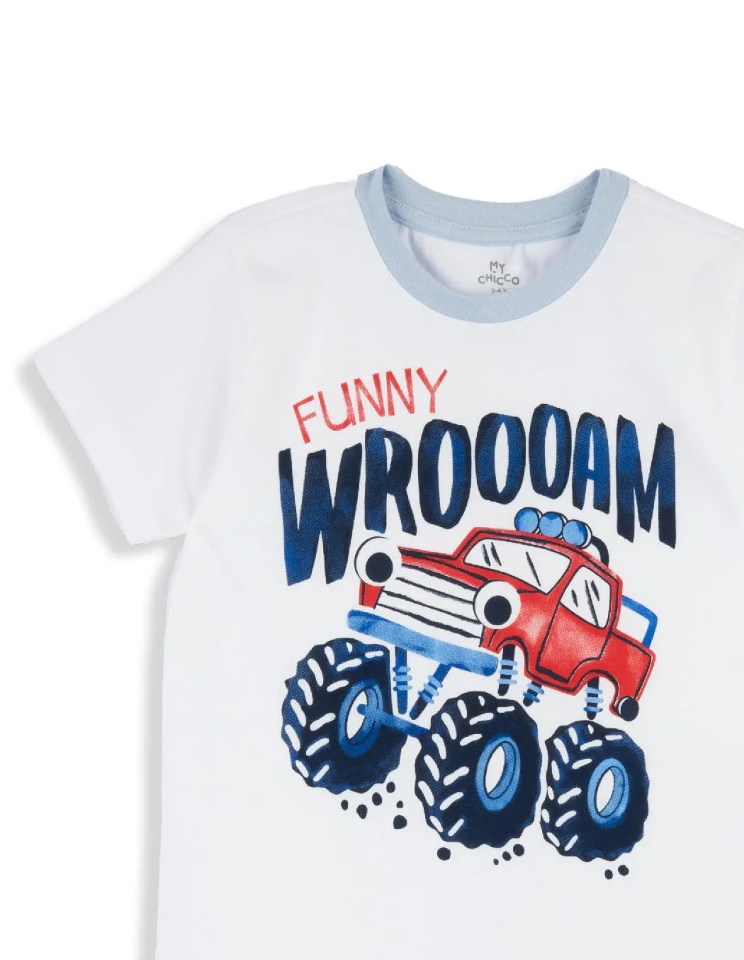 Піжама Chicco Jungen Jeep з короткими рукавами бавовняна, фото №3