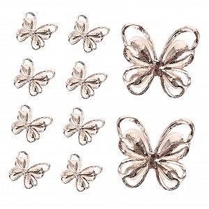 Украшения для ногтей Бабочки 3D, 10 шт. - Фото 1