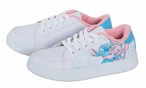 Кросівки Disney Stitch Білі Stitch & Angel на шнурівці synthetic.ua - Фото 1