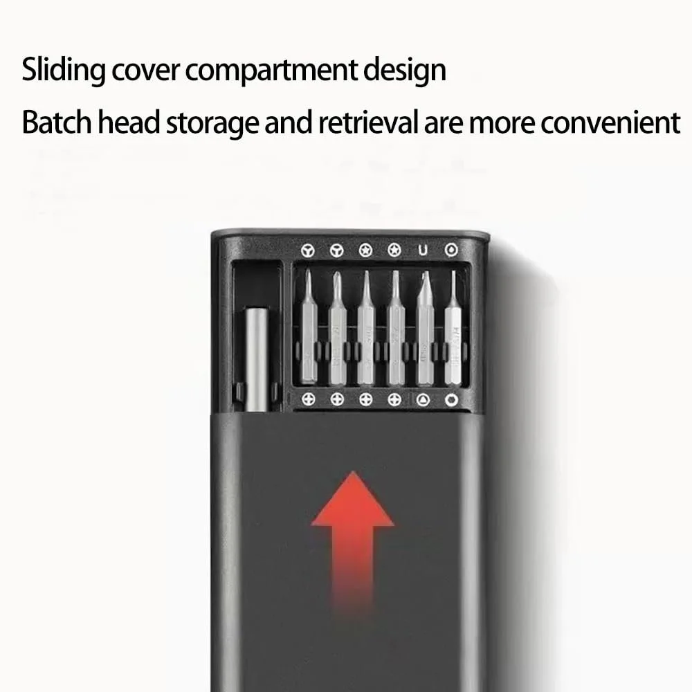 Набір прецизійних викруток 24 в 1 з 24 бітами S2 25 предметів для електроніки та окулярів, фото №2