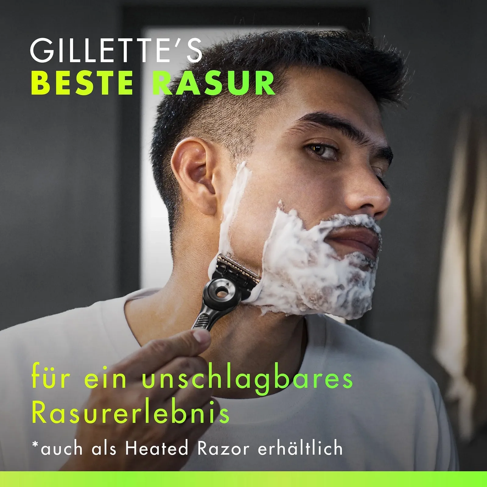 Бритва Gillette Labs с очищающим элементом 1 станок + 5 лезвий с настенным креплением, фото №2