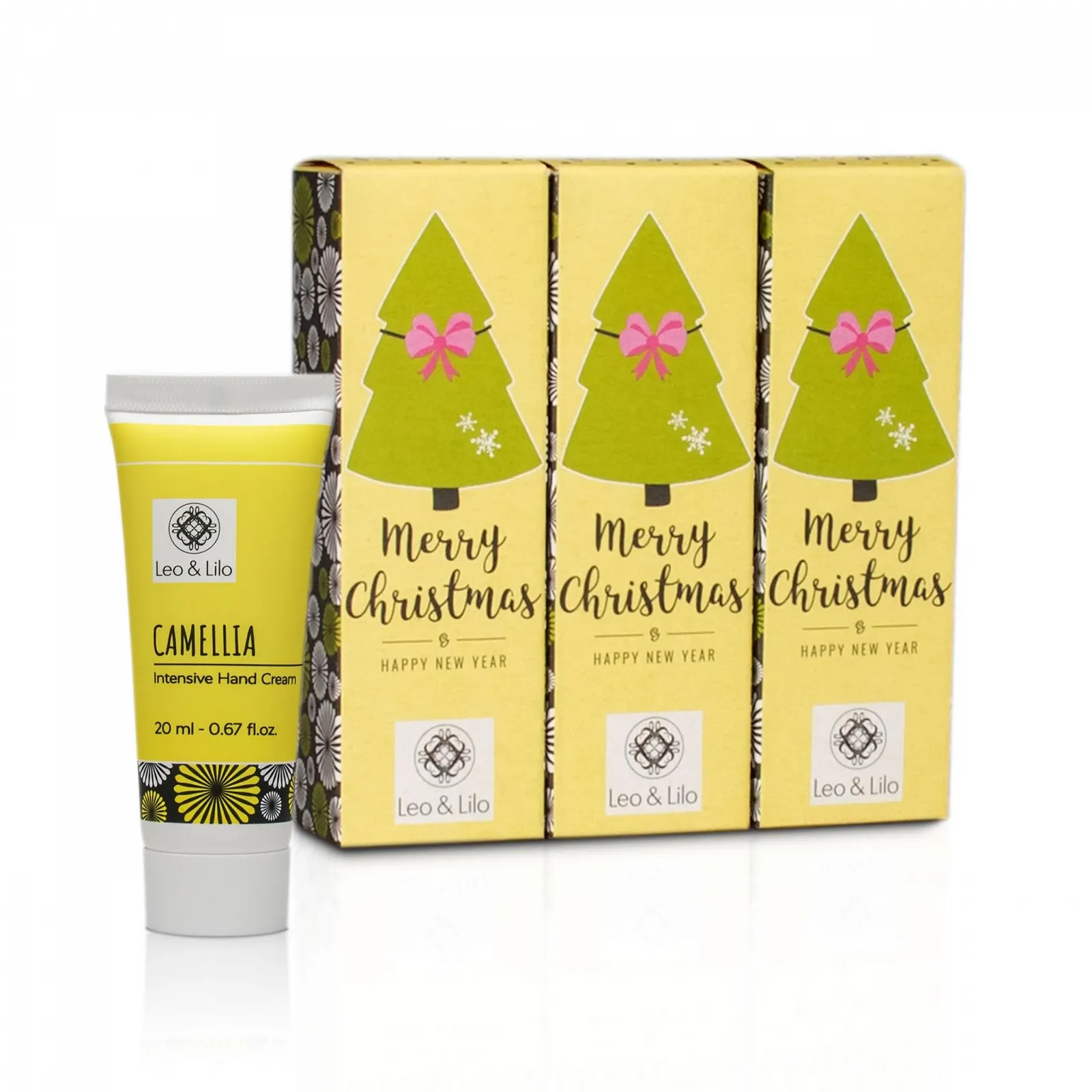 Крем для рук Leo & Lilo Small Greeting 3 різдвяних подарункових наборів Merry Christmas, фото №1