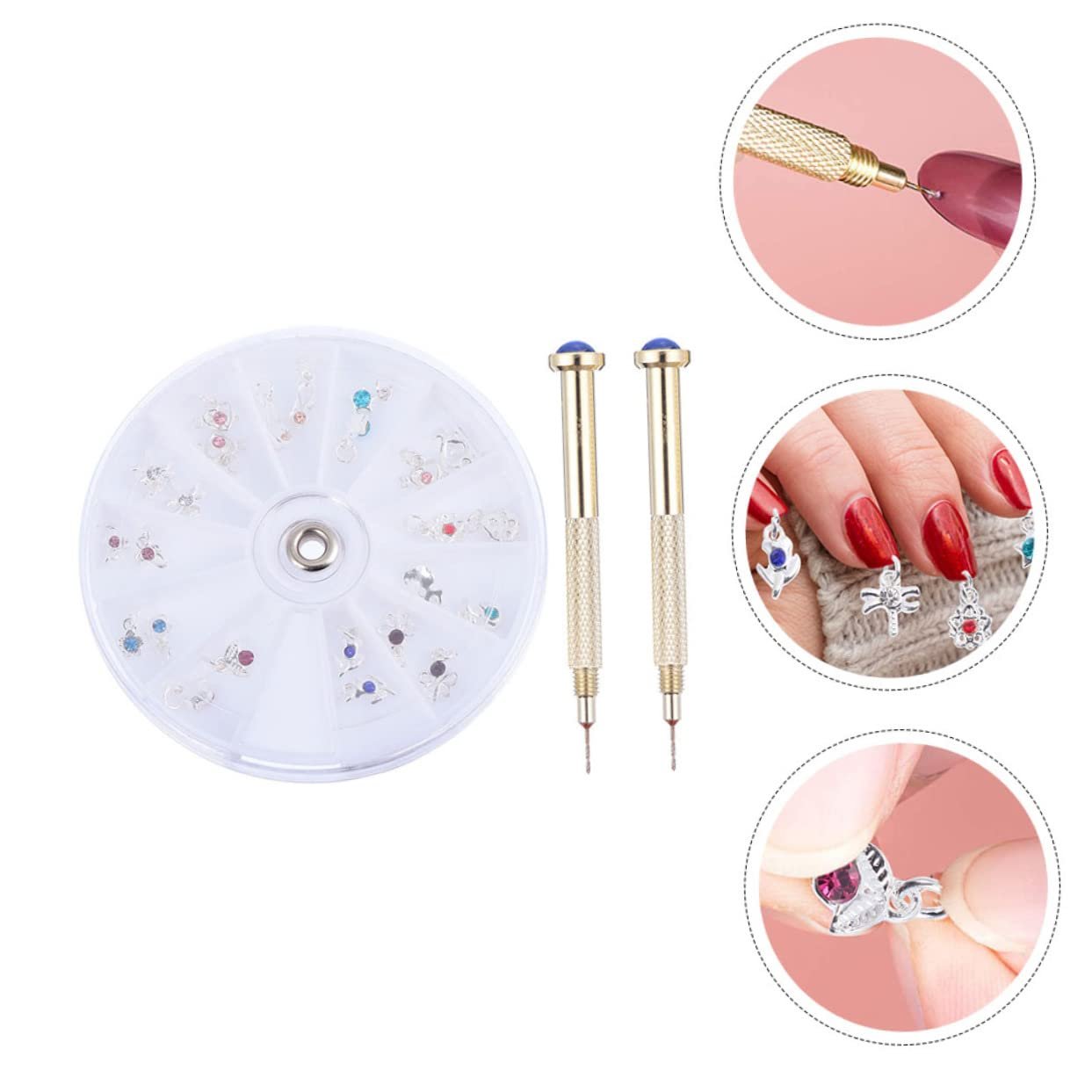 Набір Діаманти для нігтів Кристал 3D-дизайн нігтів, фото №6