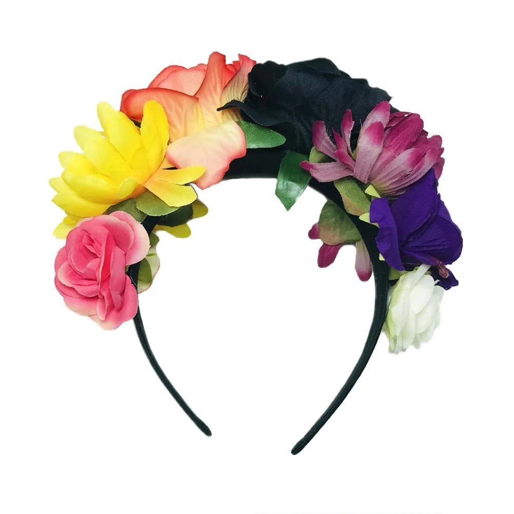 Обруч для волосся Квітка мексиканської троянди, фото №9