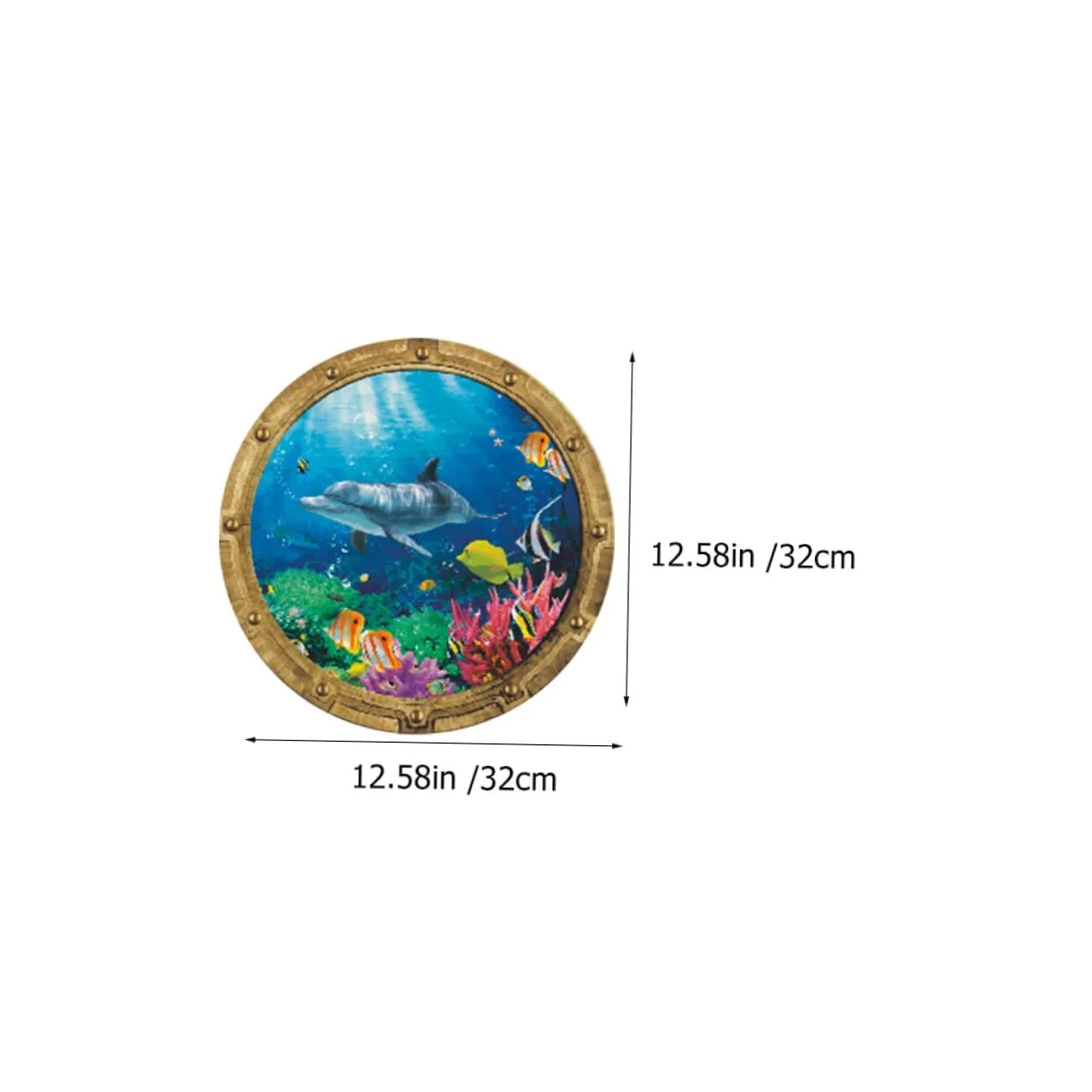 Наклейки на стіну Toyvian Underwater World 4 шт., фото №5