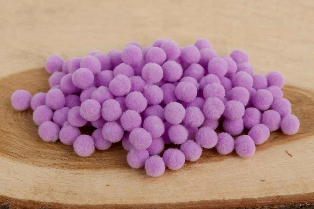 Помпоны для рукоделия Лентомания 8мм бархатные Light purple 26 50шт POM8VLR26, фото №1 Помпоны для рукоделия Лентомания 8мм бархатные Light purple 26 50шт POM8VLR26, фото №1