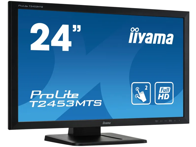 Монітор сенсорний 24" iiyama ProLite T2453MTS-B1 Full HD VA 60 Гц, фото №2