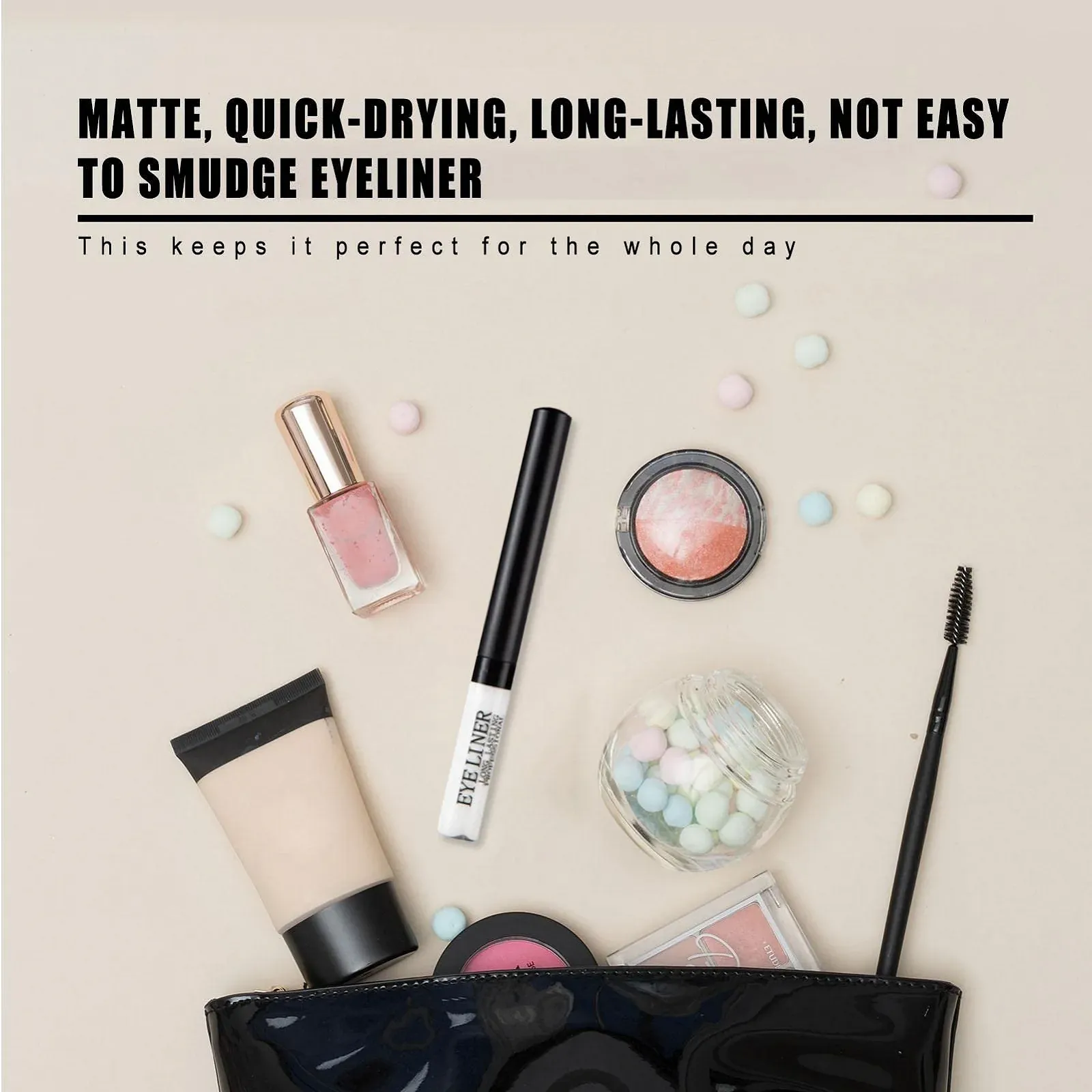 Подводка для глаз Водостойкая Матовая Жидкая, фото №7