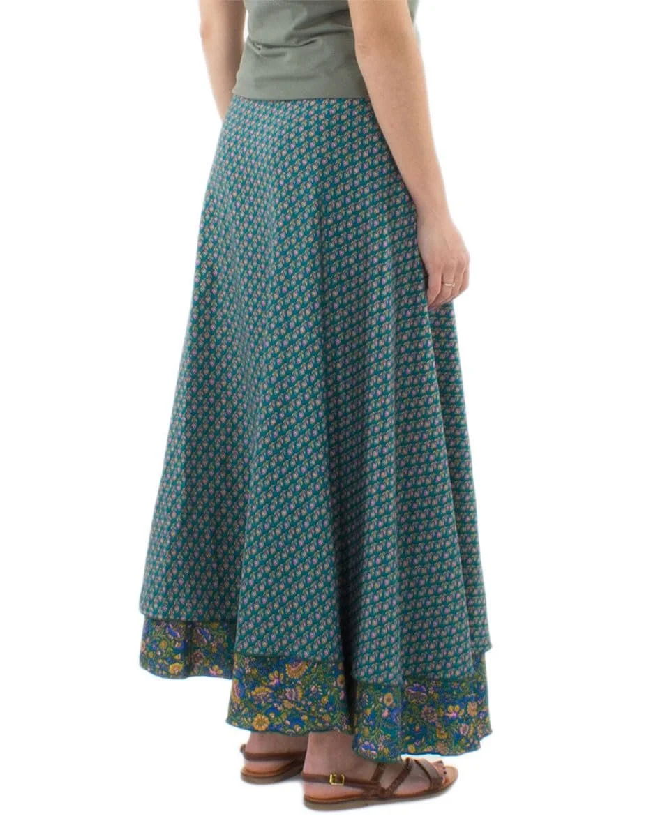 Довга спідниця з запахом Поліестер, фото №2