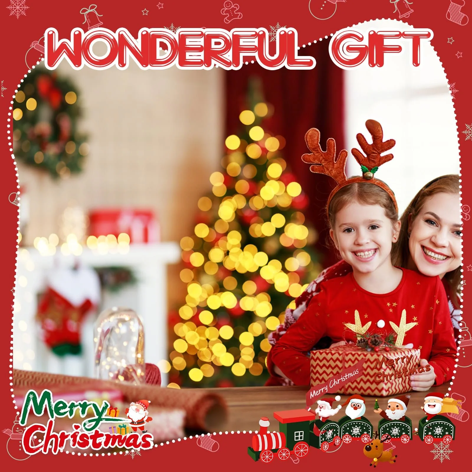 Ложки Рождественские, 6 штук, кофейные ложки из нержавеющей стали с рождественским кулоном, маленькая домашняя ложка, набор ложек, чайная ложка, десертная ложка, с подарочной упаковкой (золотой), фото №6