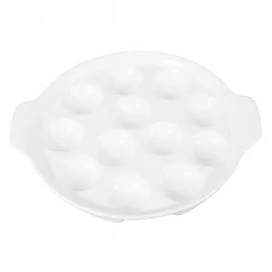 Форма для запікання равликів керамічна на 12 отворів з ручкою для духовки - Фото 1