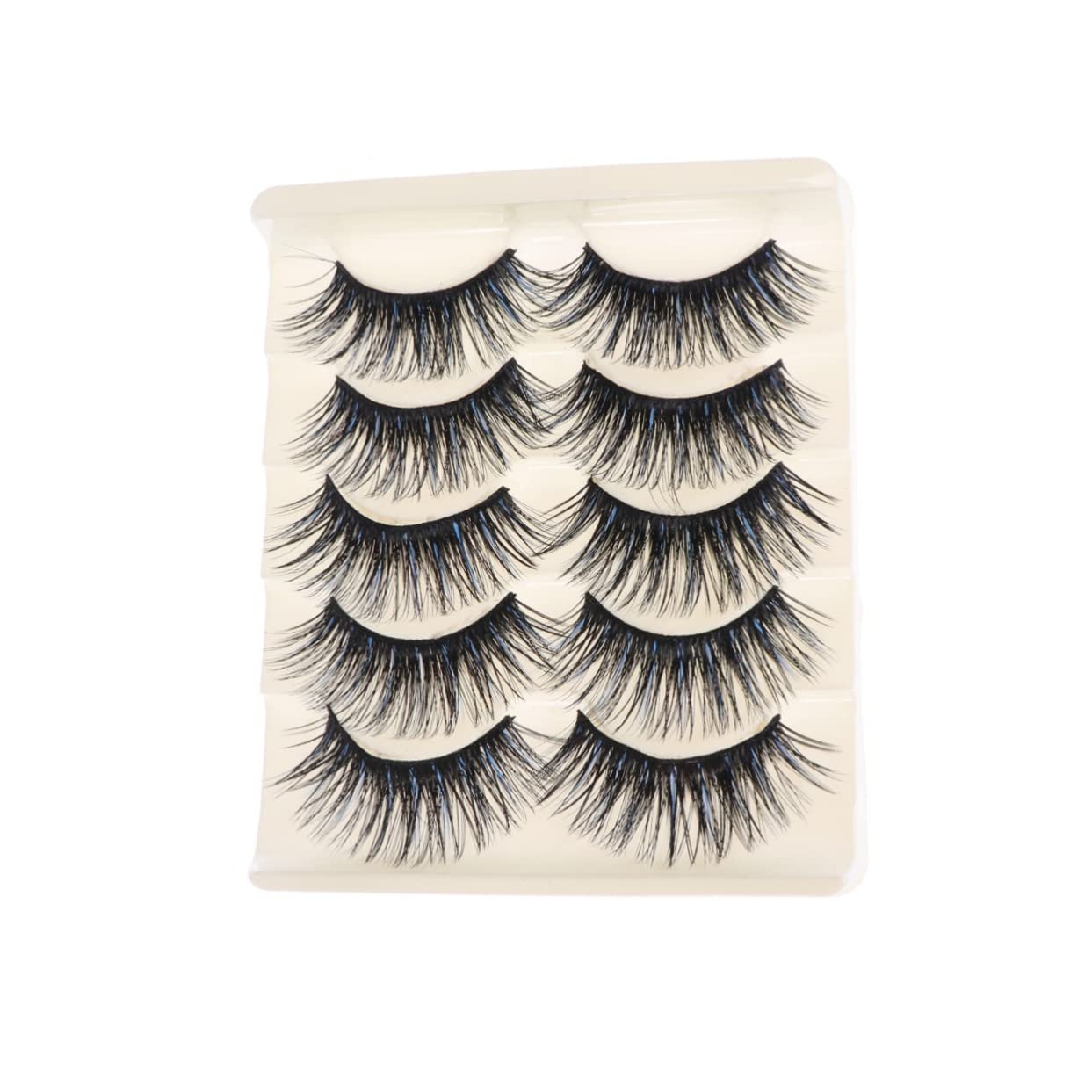 Ресницы Angoily 15 пар Многоразовые искусственные натуральный вид Коричневые густой объем длинные полоски крестовые, фото №3 Ресницы Angoily 15 пар Многоразовые искусственные натуральный вид Коричневые густой объем длинные полоски крестовые, фото №3