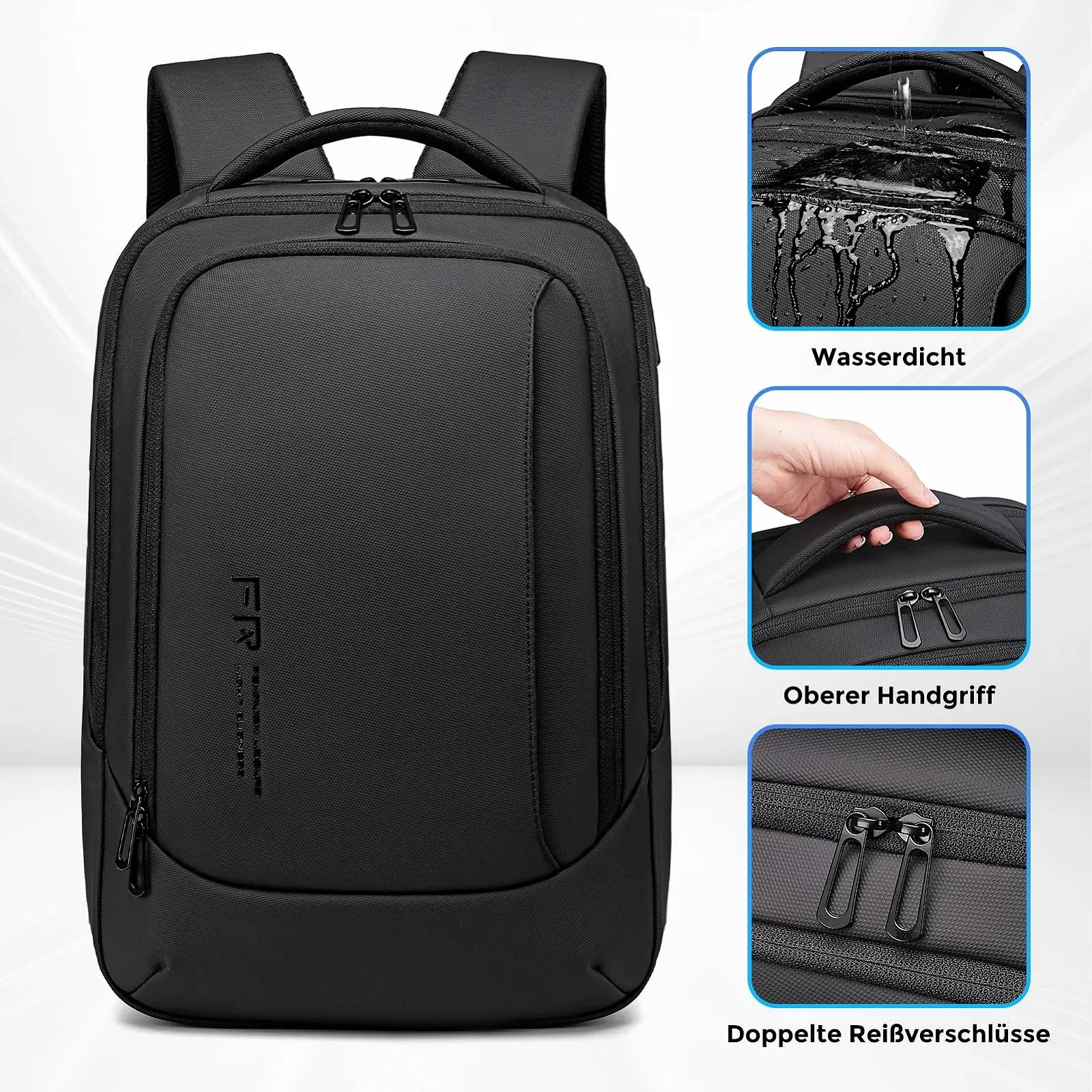 Рюкзак для ноутбука FENRUIEN 15.6" 16 л 1800D USB, фото №3 Рюкзак для ноутбука FENRUIEN 15.6" 16 л 1800D USB, фото №3