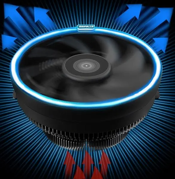 Процесорний кулер Pccooler E121 III для Intel LGA 775 115X AMD Socket 754/939 AM2 AM3 3-pin, RPM 1800 10 BOX, фото №1