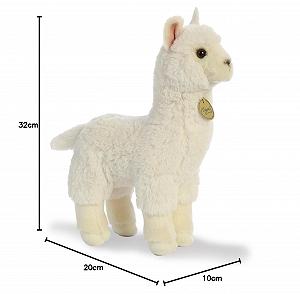 Мягкая игрушка Aurora MiYoni Alpaca 30 см Белая synthetic.ua - Фото 1