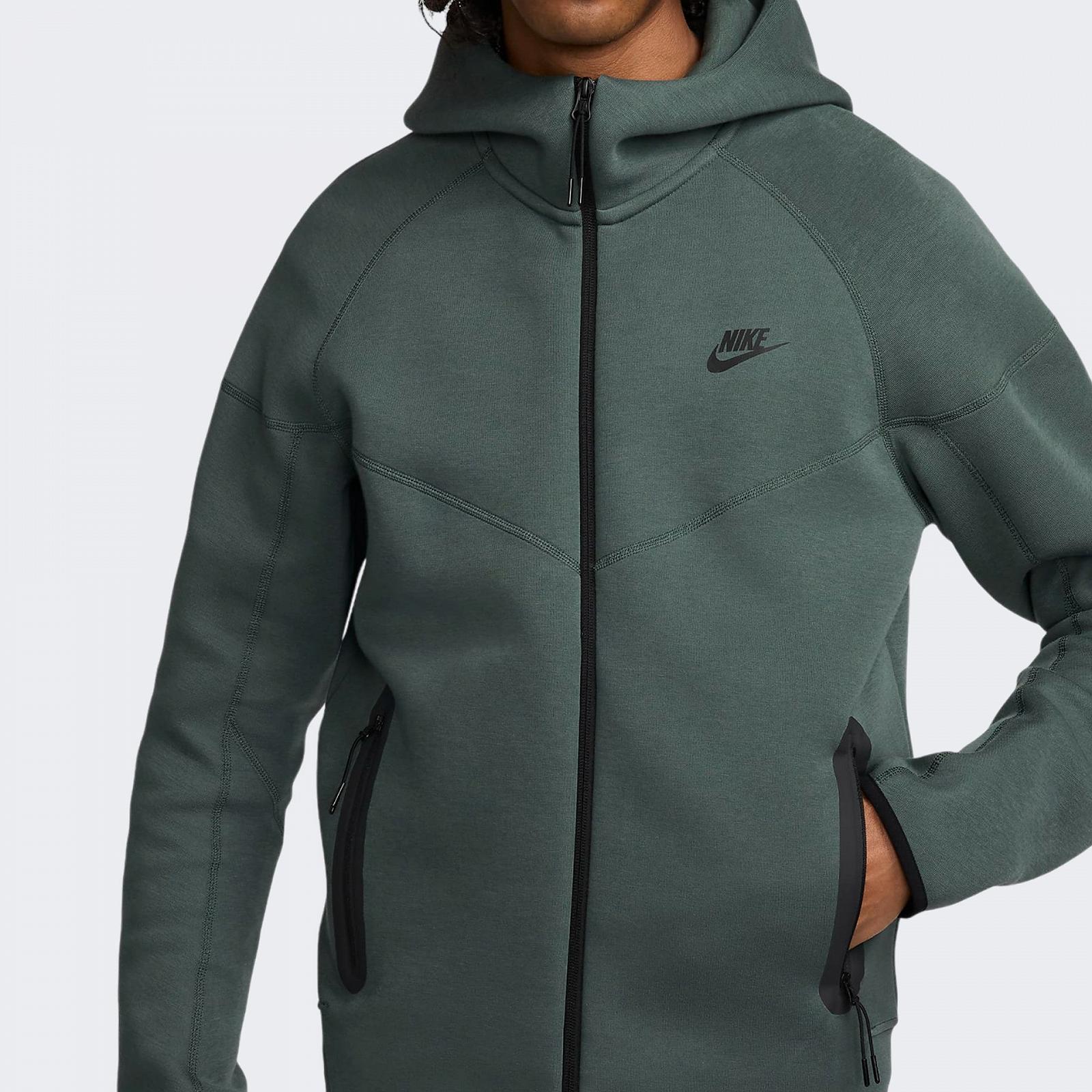 Свитшот Nike Sportswear Tech Fleece Windrunner Зеленый S, фото №3