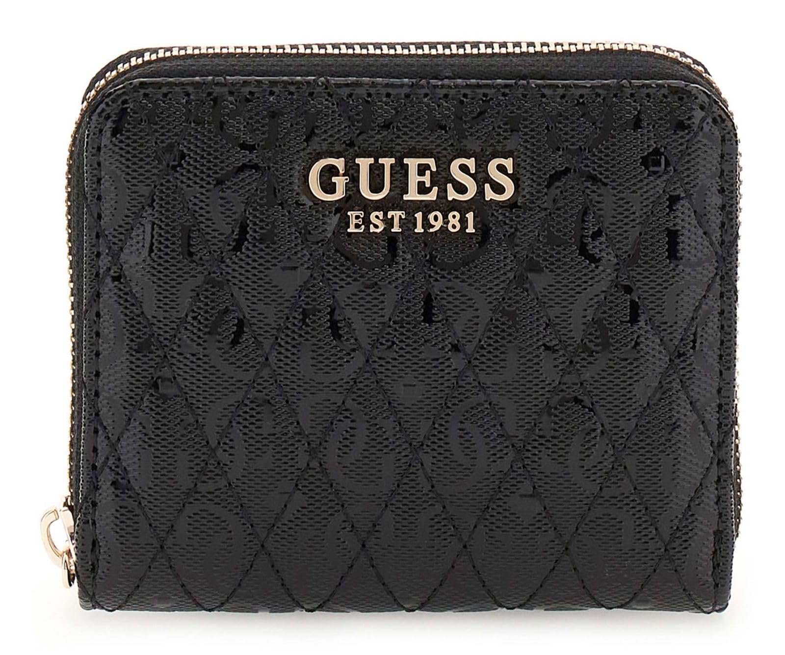 Гаманець GUESS Betula Small Zip Around Чорний, фото №1