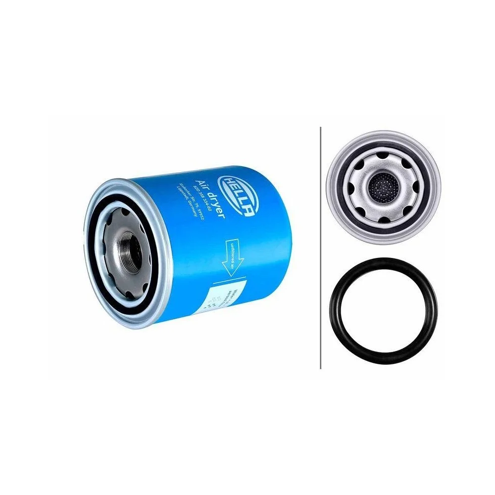 Патрон осушителя воздуха, пневмосистема HELLA 8ZD 358 334-021 DAF MAN SCANIA, фото №1