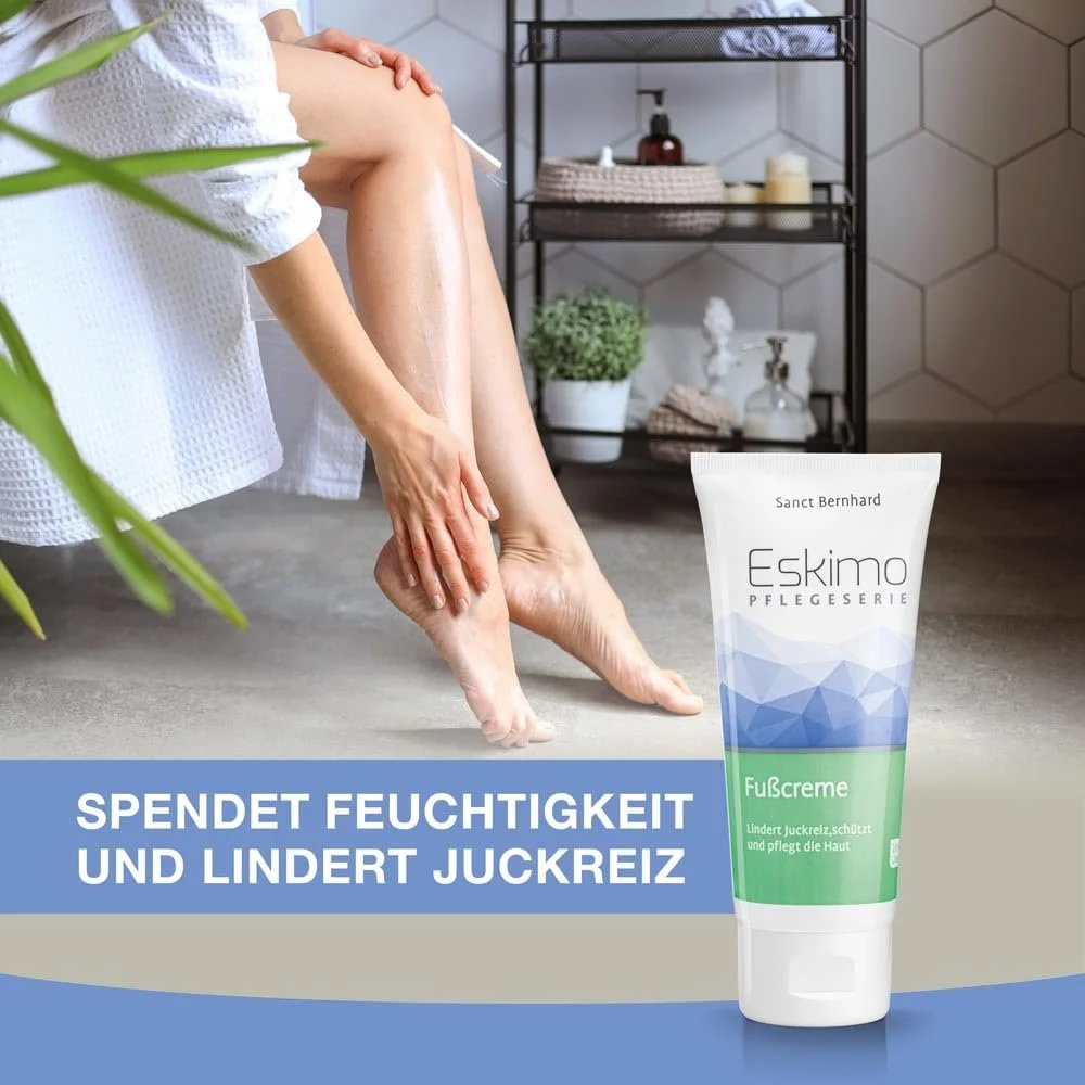 Крем для ног Sanct Bernhard Eskimo с 10% мочевиной и 5% витамином E 100 мл, фото №2