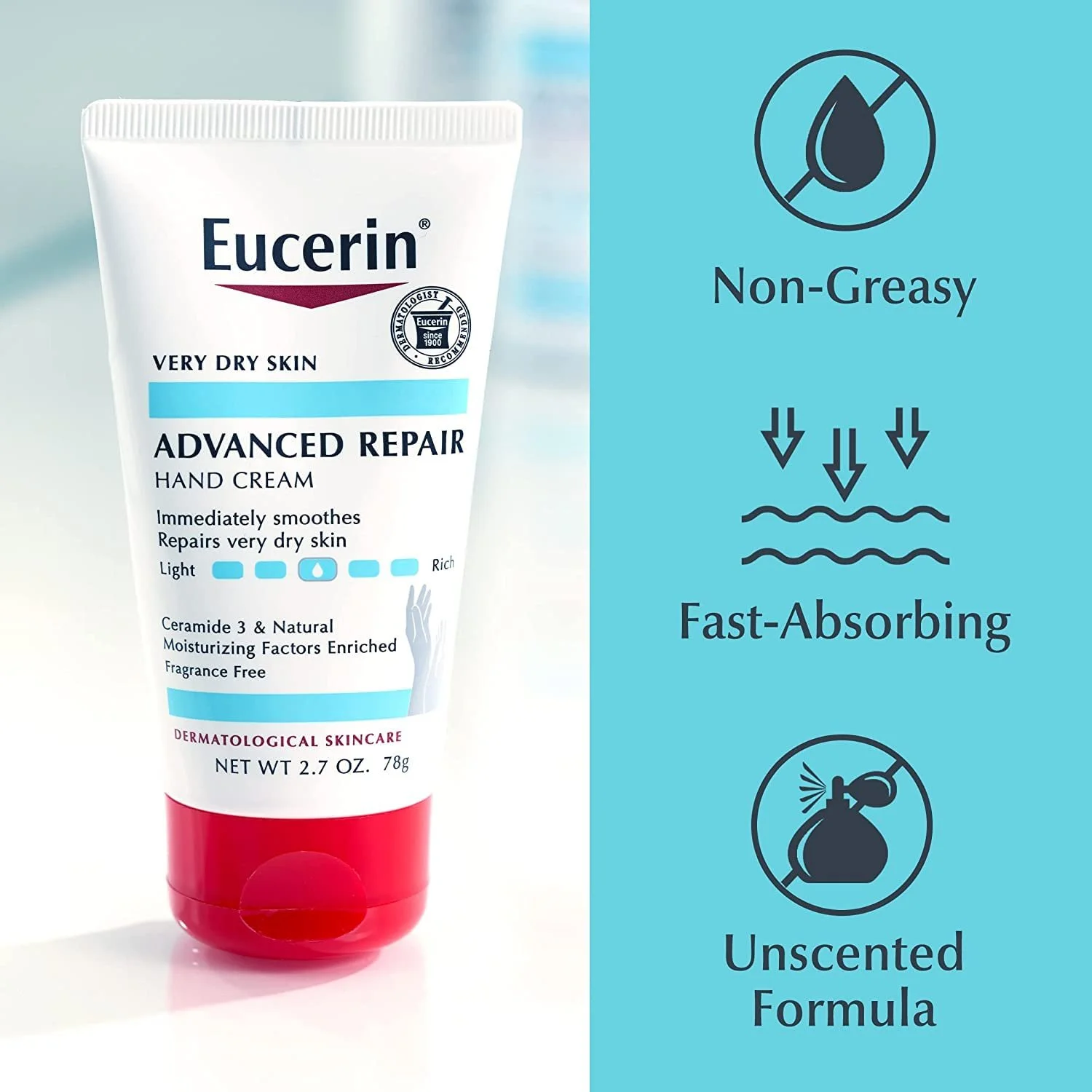 Крем для рук Eucerin Intensive Repair Extra Enriched Без запаху, фото №9