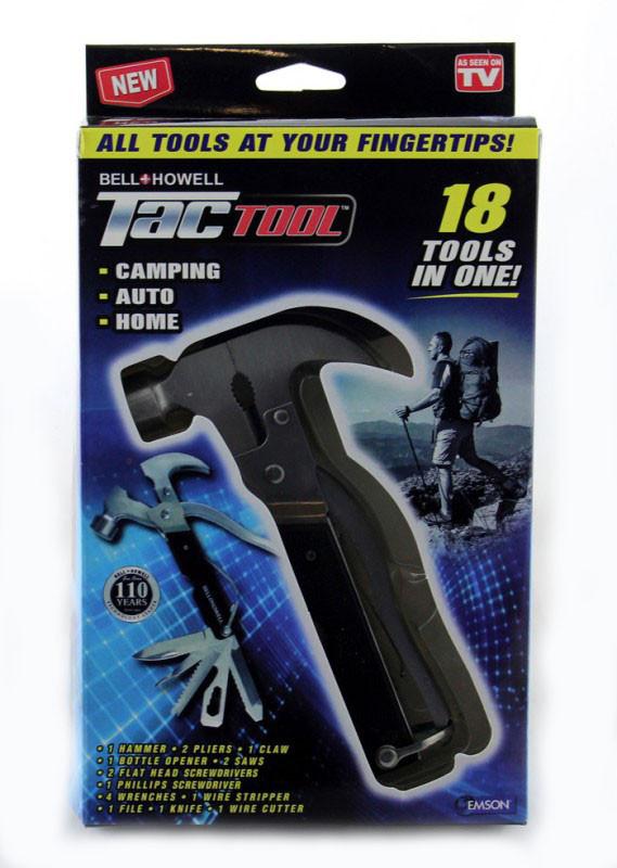 Мультитул плоскогубцы молоток Multi hammer Bell Howell TacTool 18-в-1, фото №4