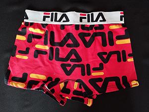 Чоловічі червоні труси боксери Fila synthetic.ua - Фото 1