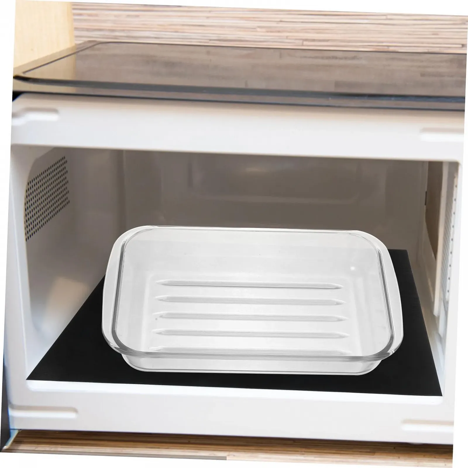 Форма для запікання Garneck велика з подвійними ручками жаростійка для духовки та мікрохвильової печі, фото №5