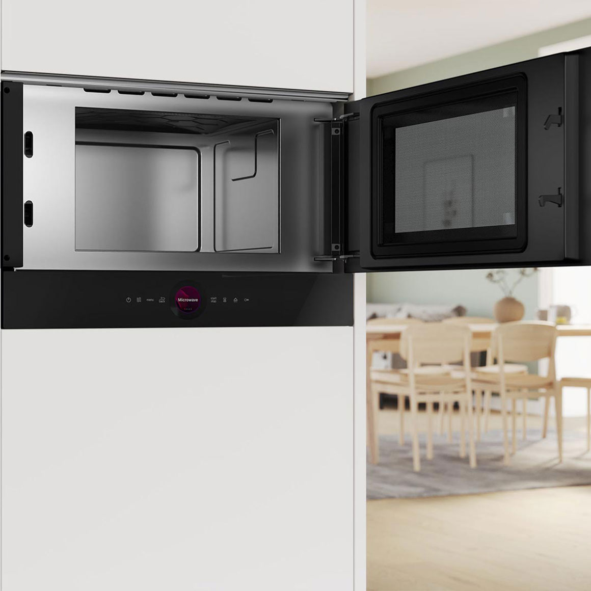 Вбудована мікрохвильова піч Bosch BFR7221B1, фото №4 Вбудована мікрохвильова піч Bosch BFR7221B1, фото №4