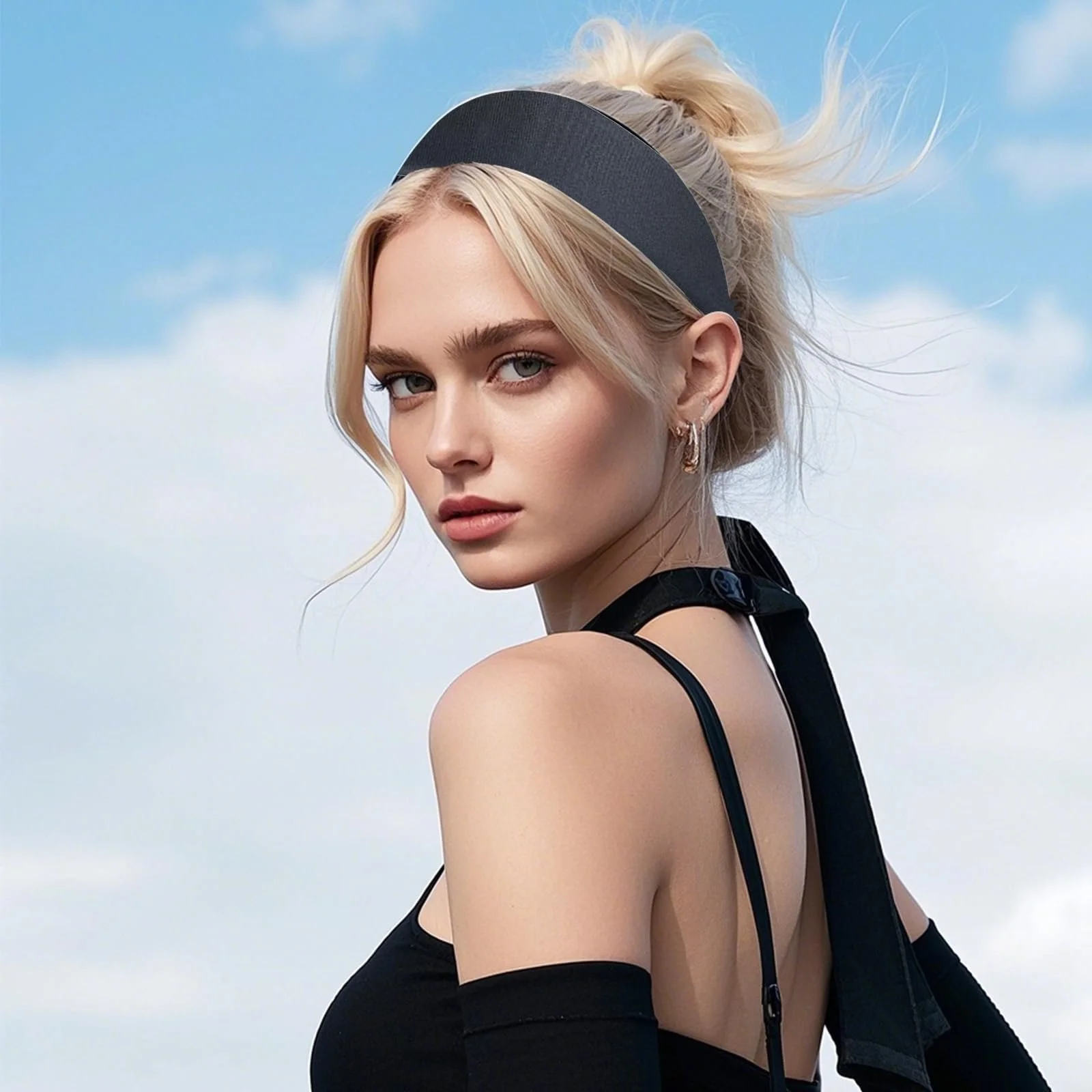 Набор из 2 широких женских обручей для волос., фото №5 Набор из 2 широких женских обручей для волос., фото №5