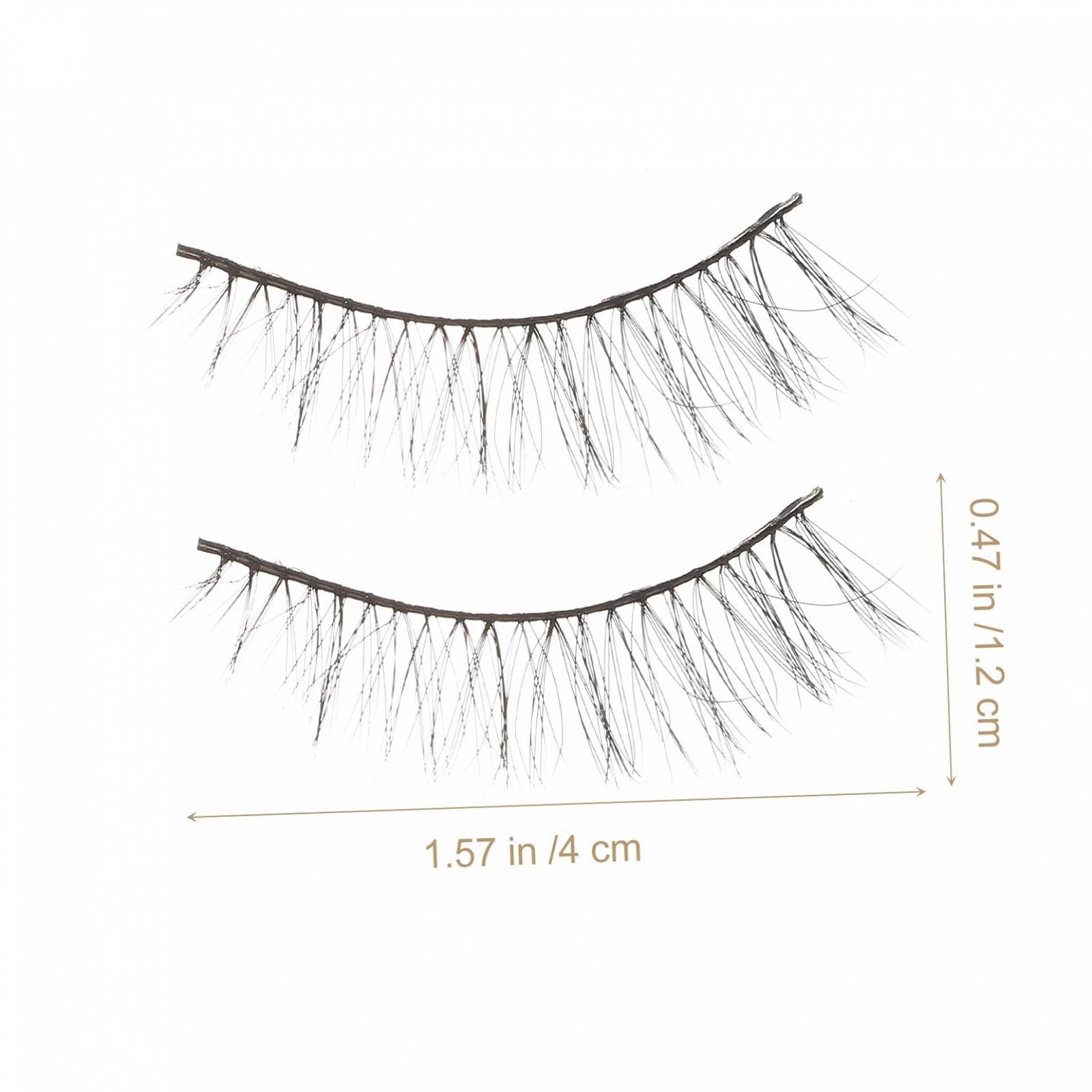 Вії Angoily 20 Пара Короткі Накладні Вії Falsecara Штучний Натуральні 3D Хімічне Волокно, фото №5