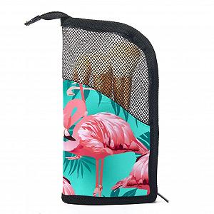 Набор кистей для макияжа с чехлом-органайзером Flamingo, 12 шт. - Фото 1