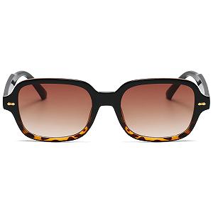 Сонцезахисні окуляри Прямокутні овальні ретро JCTAIFOO Вінтажні прямокутні Жовті з градієнтом synthetic.ua - Фото 1