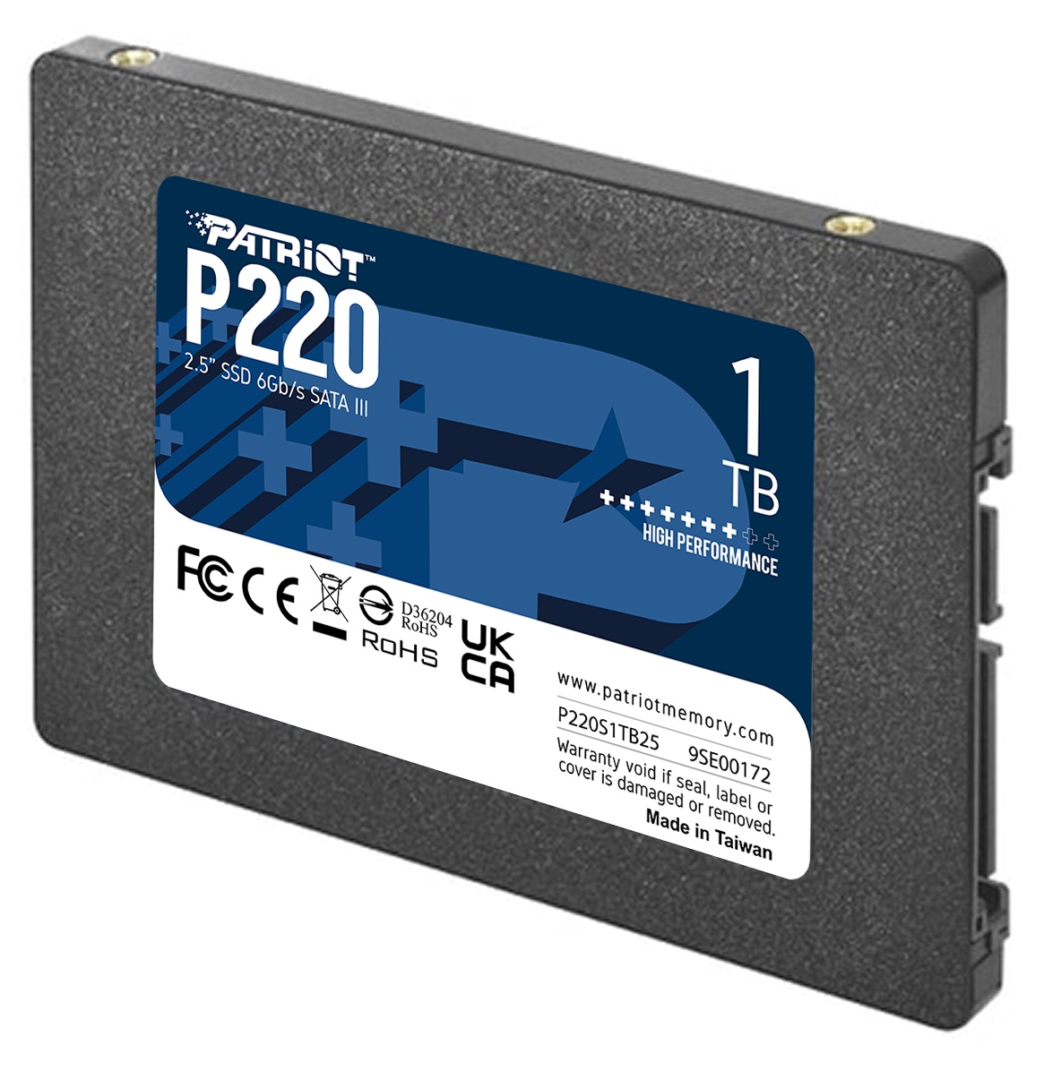 Накопітер SSD 1TB Patriot P220 2.5" SATAIII TLC P220S1TB25, фото №2
