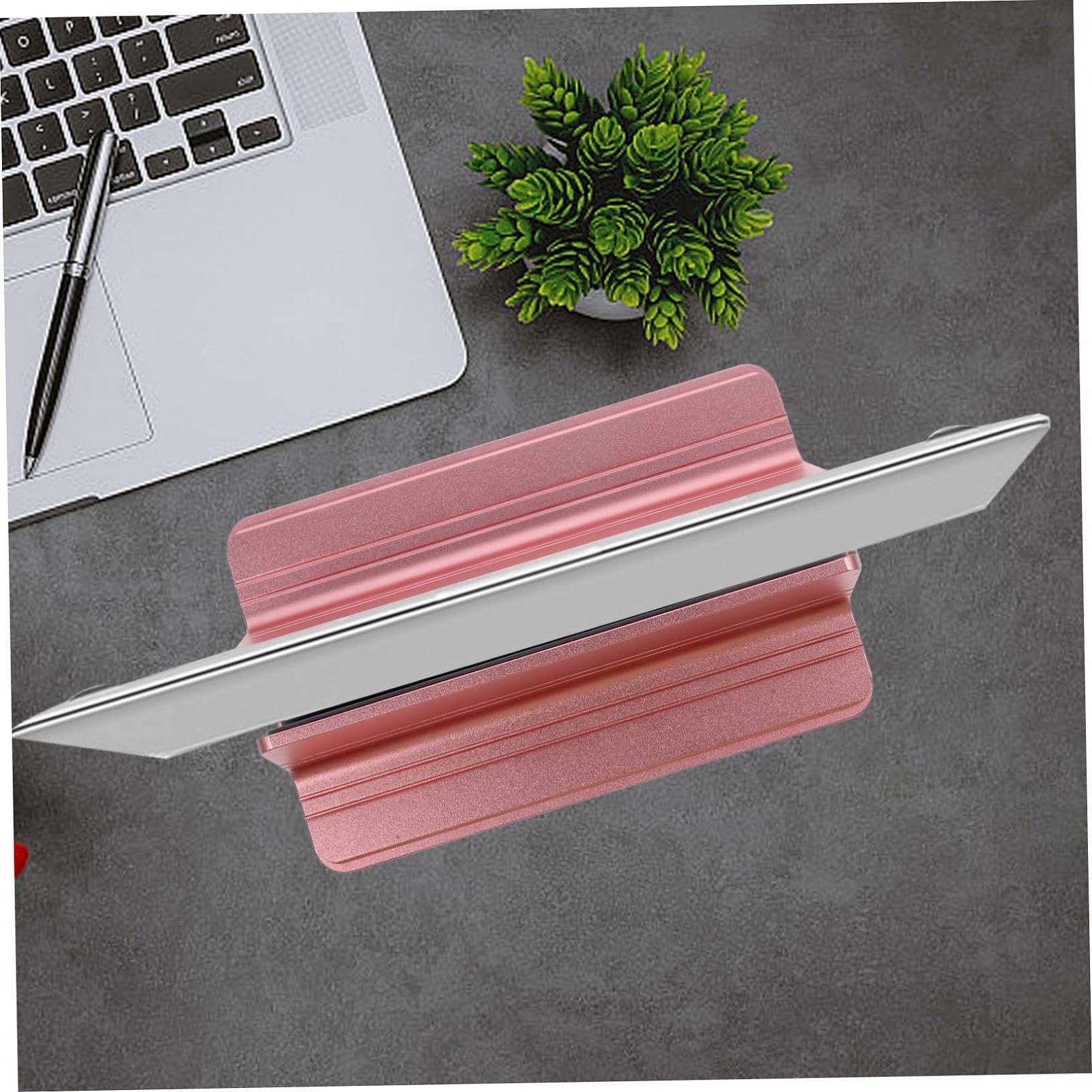 Вертикальная подставка для ноутбука Aluminium Alloy Регулируемая прочная подставка для планшета Настольная подставка для ноутбука и планшета Rose Gold, фото №5