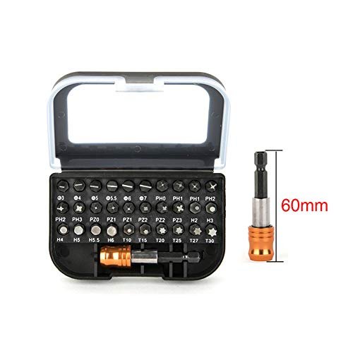 Набір викруток Mini 31 предмет DIY Repair Tools Kit Professional Screwdriver Bits Set Case Torx Hex Precision, фото №5