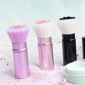 Набор Runsmooth Pack of 3 Кисти для макияжа Кошачий коготь Плоская верхняя кисть, для лица Пудра/Румяна/Тени synthetic.ua - Фото 1