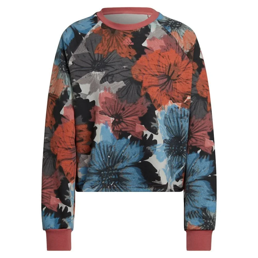 Женская Толстовка adidas W AOP SWT (Длинный Рукав), фото №3