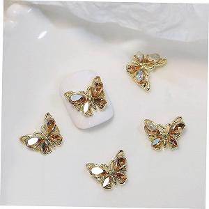 Стразы для ногтей Healeved Бабочки, 40 шт, для элегантного дизайна ногтей, DIY дизайнов и креативных украшений для вечеринок и особых случаев synthetic.ua - Фото 1