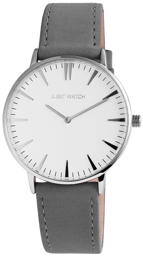 Женские часы Just Watch Кожаный ремешок Cерый 20 см Кварцевый механизм, фото №1 Женские часы Just Watch Кожаный ремешок Cерый 20 см Кварцевый механизм, фото №1