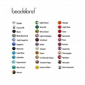 Стразы Kristall, машинной огранки, 1440 штук/упаковка (кристалл, SS10, 3 мм), шампань, SS30/6 мм/288 штук synthetic.ua - Фото 1