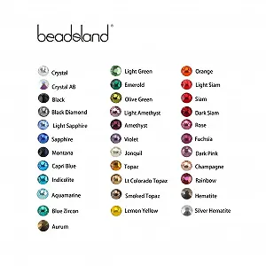 Стрази Kristall, машинного огранювання, 1440 штук/упаковка (кристал, SS10, 3 мм), шампань, SS30/6 мм/288 штук synthetic.ua - Фото 1