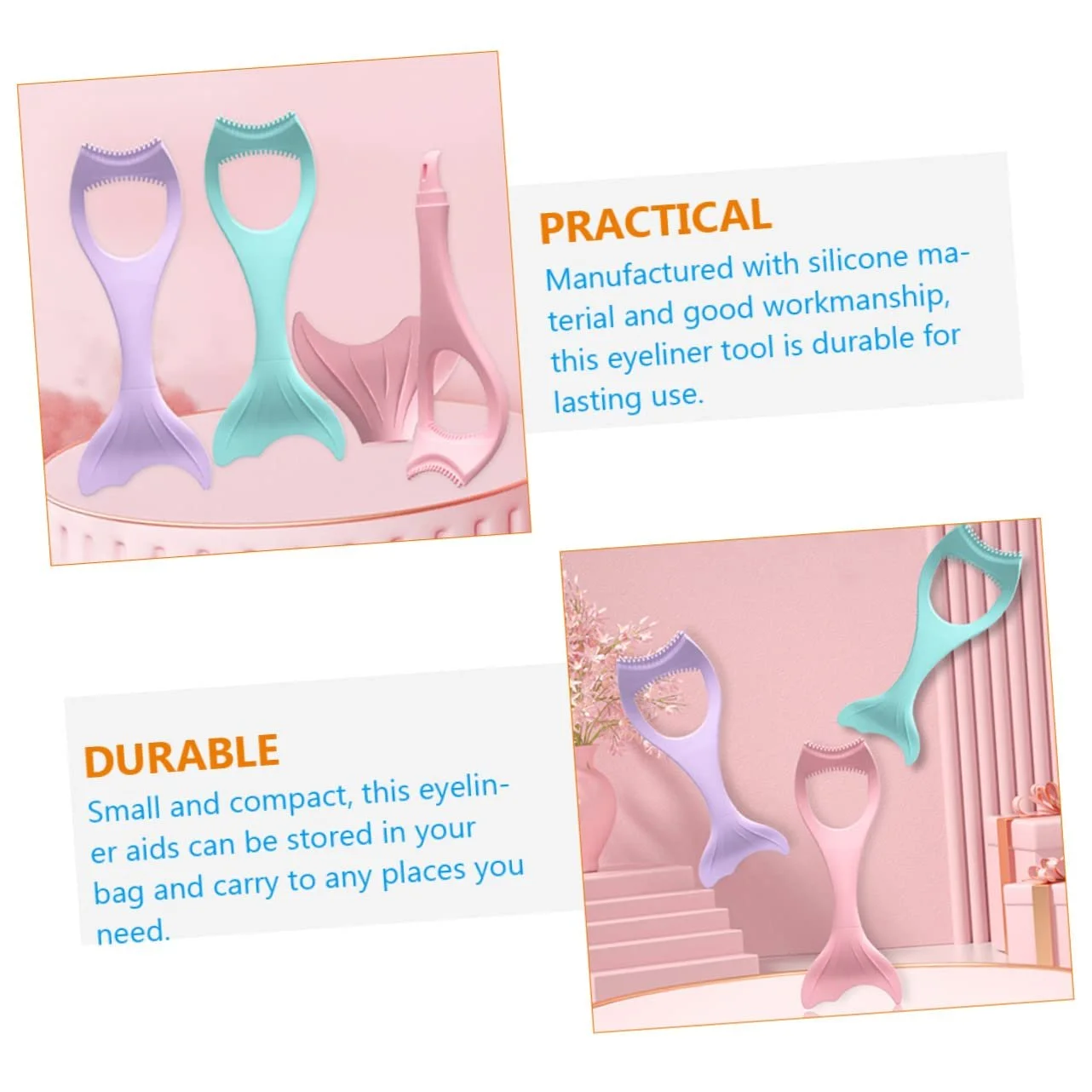 Инструмент для макияжа Housoutil Щеточка Формы Силиконовые, фото №6