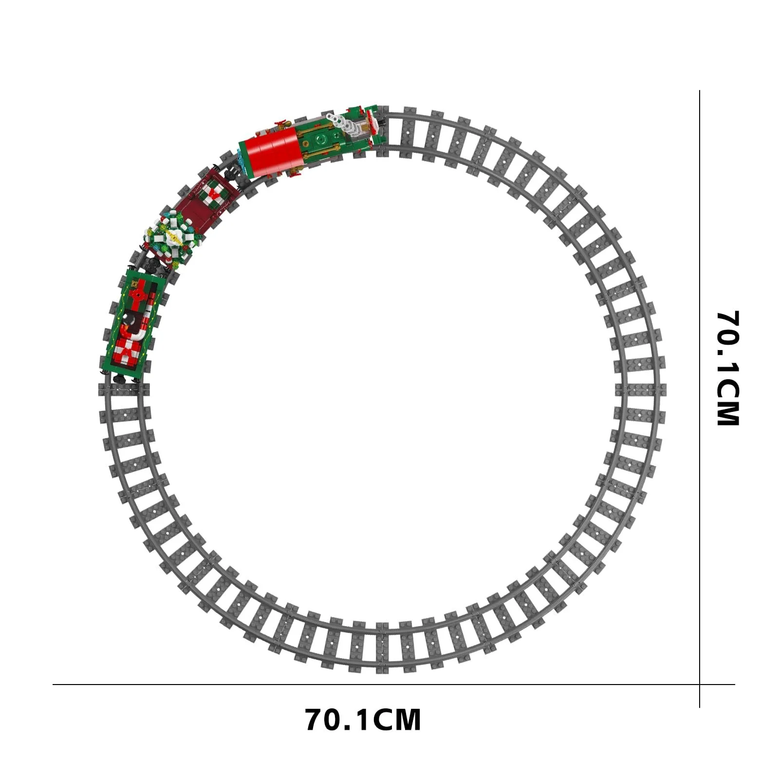 Конструктор Потяг Mould King Technik 12039 Різдвяний 922 деталі, фото №3